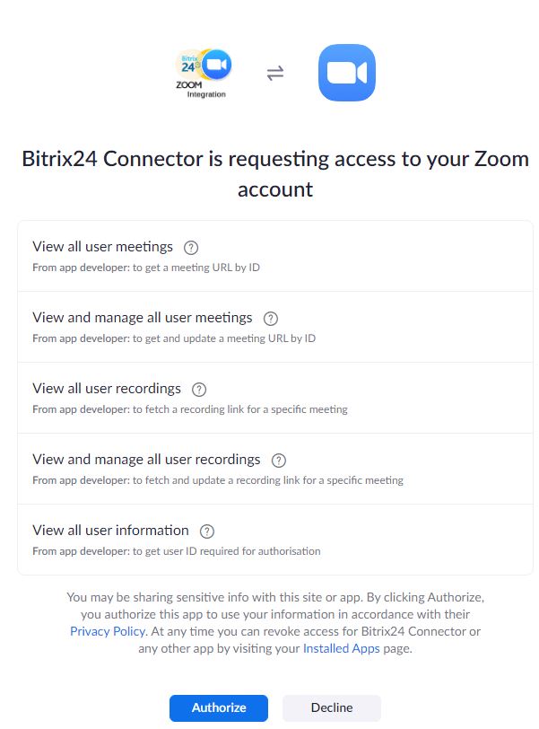  zoom bitrix24 installation 